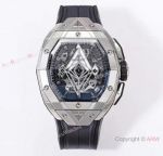 AAA Swiss Copy Hublot new Spirit of Big Bang Sang Bleu Watch 42mm Titanium 7750 Movement